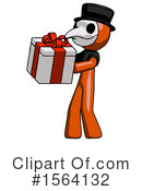 Orange Man Clipart #1564132 by Leo Blanchette