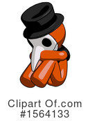 Orange Man Clipart #1564133 by Leo Blanchette