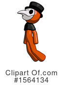 Orange Man Clipart #1564134 by Leo Blanchette