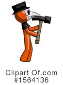 Orange Man Clipart #1564136 by Leo Blanchette