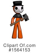 Orange Man Clipart #1564153 by Leo Blanchette