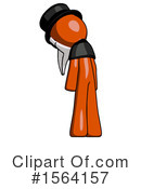 Orange Man Clipart #1564157 by Leo Blanchette