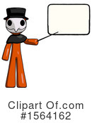 Orange Man Clipart #1564162 by Leo Blanchette