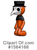 Orange Man Clipart #1564168 by Leo Blanchette