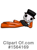 Orange Man Clipart #1564169 by Leo Blanchette