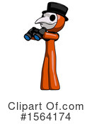 Orange Man Clipart #1564174 by Leo Blanchette