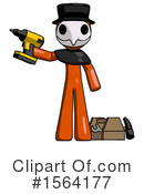 Orange Man Clipart #1564177 by Leo Blanchette