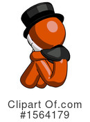 Orange Man Clipart #1564179 by Leo Blanchette