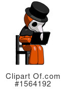 Orange Man Clipart #1564192 by Leo Blanchette