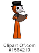 Orange Man Clipart #1564210 by Leo Blanchette