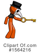 Orange Man Clipart #1564216 by Leo Blanchette