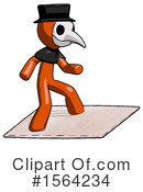 Orange Man Clipart #1564234 by Leo Blanchette