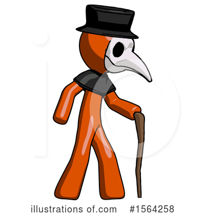 Royalty-Free (RF) Orange Man Clipart Illustration by Leo Blanchette - Stock Sample #1564258