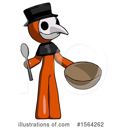Royalty-Free (RF) Orange Man Clipart Illustration by Leo Blanchette - Stock Sample #1564262
