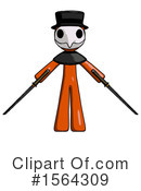 Orange Man Clipart #1564309 by Leo Blanchette