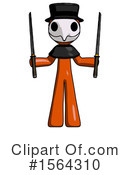 Orange Man Clipart #1564310 by Leo Blanchette