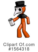 Orange Man Clipart #1564318 by Leo Blanchette