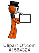 Orange Man Clipart #1564324 by Leo Blanchette