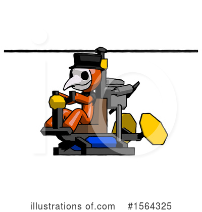 Royalty-Free (RF) Orange Man Clipart Illustration by Leo Blanchette - Stock Sample #1564325