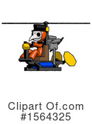 Orange Man Clipart #1564325 by Leo Blanchette