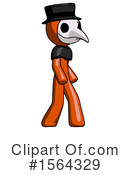 Orange Man Clipart #1564329 by Leo Blanchette