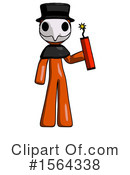 Orange Man Clipart #1564338 by Leo Blanchette