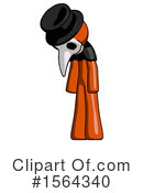 Orange Man Clipart #1564340 by Leo Blanchette