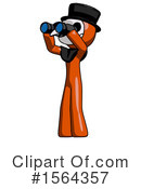 Orange Man Clipart #1564357 by Leo Blanchette