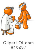 Orange Man Clipart #16237 by Leo Blanchette