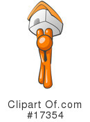 Orange Man Clipart #17354 by Leo Blanchette