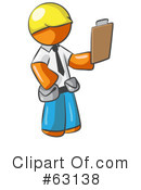 Orange Man Clipart #63138 by Leo Blanchette
