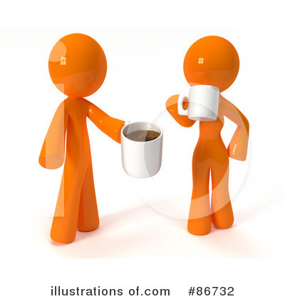 Orange Design Mascot Clipart #86732 by Leo Blanchette