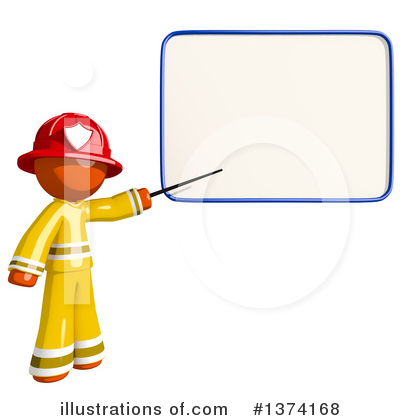 Fireman Clipart #1374168 by Leo Blanchette