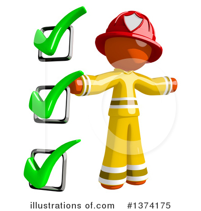 Fireman Clipart #1374175 by Leo Blanchette
