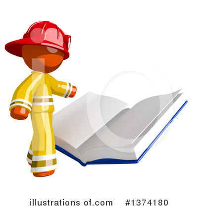 Fireman Clipart #1374180 by Leo Blanchette