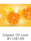 Orange Slices Clipart #1106165 by elaineitalia