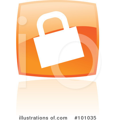 Royalty-Free (RF) Orange Square Icons Clipart Illustration by cidepix - Stock Sample #101035