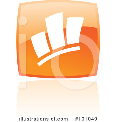 Royalty-Free (RF) Orange Square Icons Clipart Illustration by cidepix - Stock Sample #101049