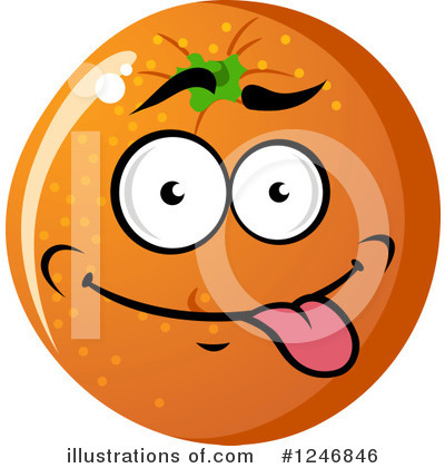 Royalty-Free (RF) Oranges Clipart Illustration by Vector Tradition SM - Stock Sample #1246846