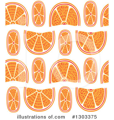 Oranges Clipart #1303375 by Cherie Reve