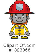Orangutan Clipart #1323966 by Cory Thoman