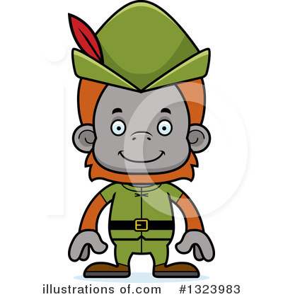 Royalty-Free (RF) Orangutan Clipart Illustration by Cory Thoman - Stock Sample #1323983