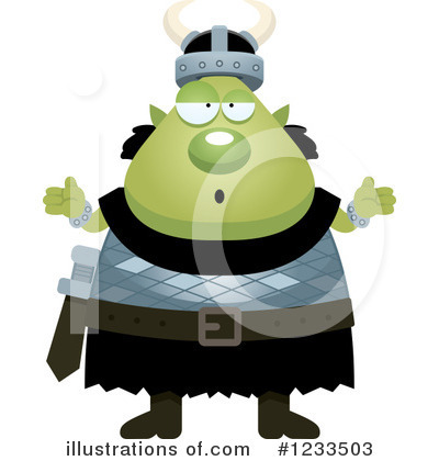 Royalty-Free (RF) Orc Clipart Illustration by Cory Thoman - Stock Sample #1233503