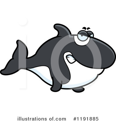 Royalty-Free (RF) Orca Clipart Illustration by Cory Thoman - Stock Sample #1191885