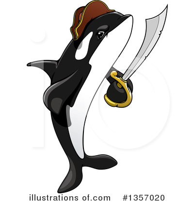 Royalty-Free (RF) Orca Clipart Illustration by Vector Tradition SM - Stock Sample #1357020