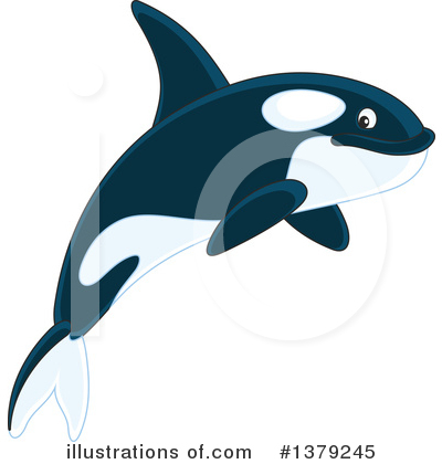Royalty-Free (RF) Orca Clipart Illustration by Alex Bannykh - Stock Sample #1379245