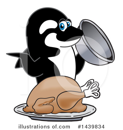 Royalty-Free (RF) Orca Mascot Clipart Illustration by Mascot Junction - Stock Sample #1439834