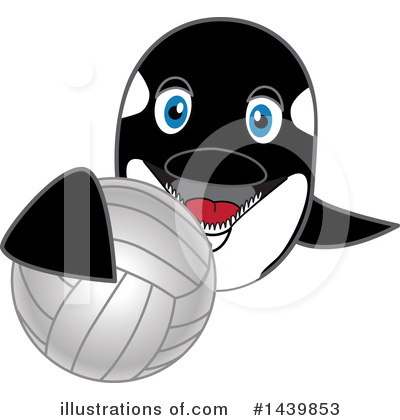 Royalty-Free (RF) Orca Mascot Clipart Illustration by Mascot Junction - Stock Sample #1439853