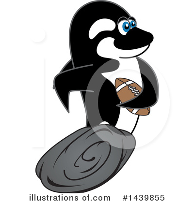 Royalty-Free (RF) Orca Mascot Clipart Illustration by Mascot Junction - Stock Sample #1439855