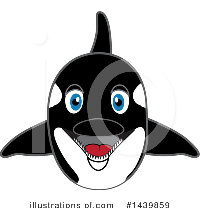 Orca Mascot Clipart #1439859 by Mascot Junction